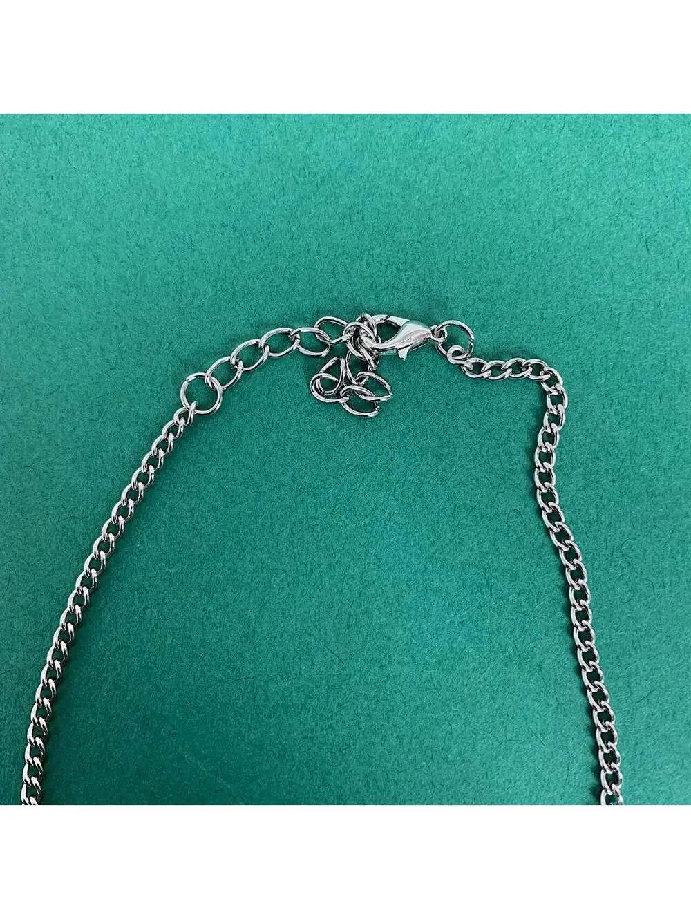Cyber Y2k 2000s stainless steel simplistic grunge silver star opium necklace